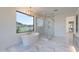 Elegant bathroom featuring a freestanding tub and a large shower at 9633 E Quarter Circle Loop, Gold Canyon, AZ 85118