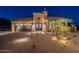 View of a gorgeous home with a welcoming entrance and paved driveway at 9633 E Quarter Circle Loop, Gold Canyon, AZ 85118