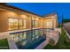 Stunning pool with views of the home's interior at 9633 E Quarter Circle Loop, Gold Canyon, AZ 85118