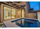 Private hot tub with views into a luxurious bathroom at 9633 E Quarter Circle Loop, Gold Canyon, AZ 85118