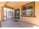Covered patio with access to the pool and backyard at 4506 W Maggie Dr, San Tan Valley, AZ 85144