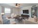 Living room with hardwood floors, comfy seating, and TV at 4943 E Indian School Rd # 4, Phoenix, AZ 85018