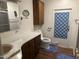 Bathroom with wood flooring and a shower at 2460 E Main St # G3, Mesa, AZ 85213