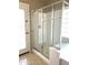 Large walk in shower with glass enclosure at 21978 N Dietz Dr, Maricopa, AZ 85138