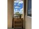 Private balcony with scenic views and small table at 7009 E Acoma Dr # 2037, Scottsdale, AZ 85254