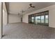 Large covered patio with brick pavers and ceiling fans at 39220 N 30Th Dr, Phoenix, AZ 85086