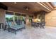 Covered patio perfect for outdoor dining and relaxation at 8919 E Calle Del Palo Verde --, Scottsdale, AZ 85255