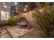 Relaxing patio with hanging chair and lanterns at 8919 E Calle Del Palo Verde --, Scottsdale, AZ 85255