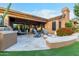 Elegant patio features a fire pit and comfortable seating at 8919 E Calle Del Palo Verde --, Scottsdale, AZ 85255