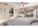 Comfortable bedroom with sliding glass doors leading to a patio at 8919 E Calle Del Palo Verde --, Scottsdale, AZ 85255
