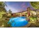 Inviting kidney-shaped pool with surrounding landscaping at 8919 E Calle Del Palo Verde --, Scottsdale, AZ 85255