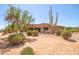 View of the house exterior with desert landscaping at 16738 E Lone Mountain Rd, Scottsdale, AZ 85262
