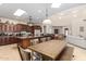 Open kitchen with island and breakfast area at 16738 E Lone Mountain Rd, Scottsdale, AZ 85262