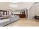 Spacious great room with high ceilings, tile floors, and an open floor plan at 16738 E Lone Mountain Rd, Scottsdale, AZ 85262