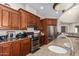 Kitchen features granite counters and stainless steel appliances at 16738 E Lone Mountain Rd, Scottsdale, AZ 85262