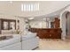 Open kitchen with large island and seating area at 16738 E Lone Mountain Rd, Scottsdale, AZ 85262