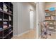 Well-organized pantry with ample shelving for storage at 16738 E Lone Mountain Rd, Scottsdale, AZ 85262