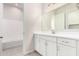 Clean bathroom with white vanity and bathtub at 23997 N 172Nd Ave, Surprise, AZ 85387