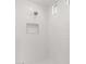 Clean shower with subway tile and built-in shelving at 23997 N 172Nd Ave, Surprise, AZ 85387