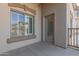 Balcony with window and door access at 5350 E Deer Valley Dr # 4271, Phoenix, AZ 85054