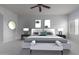 Primary bedroom with stylish decor and ample natural light at 5350 E Deer Valley Dr # 4271, Phoenix, AZ 85054