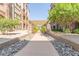 A serene walkway with a pergola canopy leads through the community at 5350 E Deer Valley Dr # 4271, Phoenix, AZ 85054