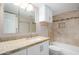 Clean bathroom with granite countertop and bathtub at 4901 S Calle Los Cerros Dr # 267, Tempe, AZ 85282
