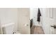 Small bathroom with toilet and vanity at 772 N Swan Dr, Gilbert, AZ 85234