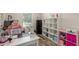 Home office with desk, shelving, and printer at 16245 W Culver St, Goodyear, AZ 85338