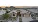 Aerial view of home with mountain views at 13735 E Columbine Dr, Scottsdale, AZ 85259