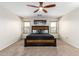 Large bedroom with ceiling fan, and plenty of space at 45737 W Ranch Rd, Maricopa, AZ 85139