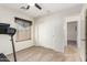Bedroom with ceiling fan and sliding door closet at 45737 W Ranch Rd, Maricopa, AZ 85139