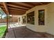 Spacious patio with sliding glass doors leading to the interior at 5971 W Venus Way, Chandler, AZ 85226