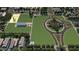 Aerial view of community amenities including park and playground at 2690 E Abe Truckle Ave, San Tan Valley, AZ 85140