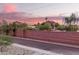 View of the quiet street with mountain views at sunset at 2325 N 64Th St, Scottsdale, AZ 85257