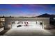 Aerial view of a private hangar and luxury jet at 21868 E Stacey Rd, Queen Creek, AZ 85142
