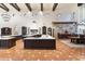 Spacious kitchen with an island and terracotta flooring at 21868 E Stacey Rd, Queen Creek, AZ 85142