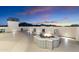 Spacious rooftop deck featuring a fire pit and mountain views at 21868 E Stacey Rd, Queen Creek, AZ 85142