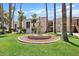 Landscaped courtyard with elegant fountain feature at 7350 N Via Paseo Del Sur -- # P202, Scottsdale, AZ 85258