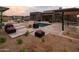 Entertaining backyard with a pool, spa, and covered patio at 8332 E Sand Flower Dr # 20, Scottsdale, AZ 85266
