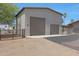Detached two-car garage with modern design at 4452 E Lincoln Dr, Paradise Valley, AZ 85253