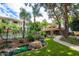 Community pool and spa area with lush landscaping at 2989 N 44Th St # 3036, Phoenix, AZ 85018