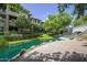 Community with waterway and walking bridge at 2989 N 44Th St # 3036, Phoenix, AZ 85018