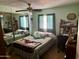 Bedroom with double bed and mirrored closet at 4065 E University Dr # 462, Mesa, AZ 85205