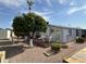 Backyard patio with table and chairs at 4065 E University Dr # 462, Mesa, AZ 85205