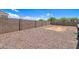 Large backyard with gravel and block wall at 19731 N Ben Ct, Maricopa, AZ 85138