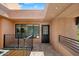 Private balcony with access to a unit's interior at 16844 E Ave Of The Fountains -- # 201, Fountain Hills, AZ 85268