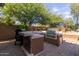 Outdoor kitchen with built-in grill and smoker at 31811 N 16Th Ave, Phoenix, AZ 85085