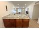 Granite kitchen island that overlooks the living room at 2057 E Howe Ave, Tempe, AZ 85281