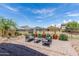 Backyard with patio furniture and sitting area at 736 W Palo Verde Dr, Casa Grande, AZ 85122